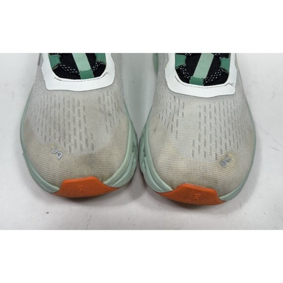On Cloudmonster Running Shoes Womens Size 9 White Green Mint Helion 61.98241 - Picture 3 of 9